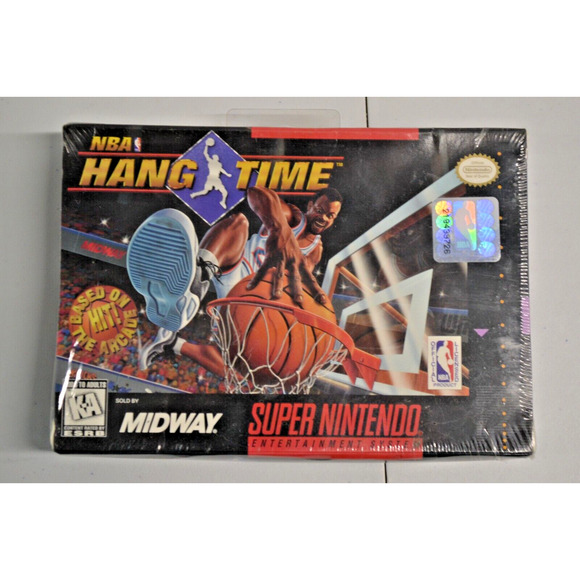 NBA HangTime Brand New Super Nintendo SNES Rare Factory Sealed VGA WATA NIB - Picture 1 of 5